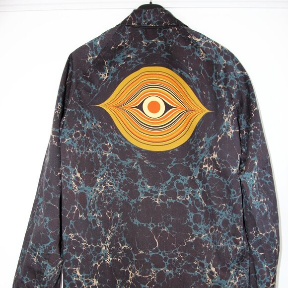 BNWT AW18 DRIES VAN NOTEN MARBLE EYE REVERSIBLE COAT 46 & 48 - Picture 3 of 16